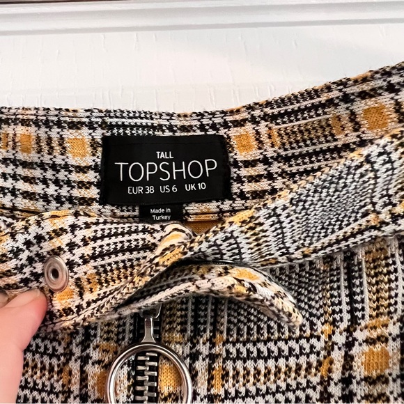 Top shop “Tall” plaid skirt. - Picture 4 of 4